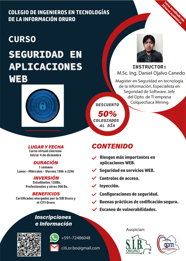 Curso Seguridad en Aplicaciones Web