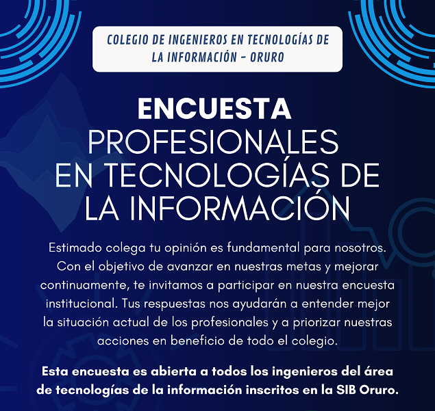 Encuesta Profesional 2024 CITI – Oruro