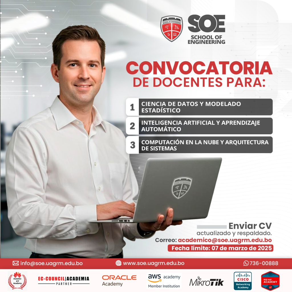 Convocatoria a Docentes de Posgrado – SOE UAGRM