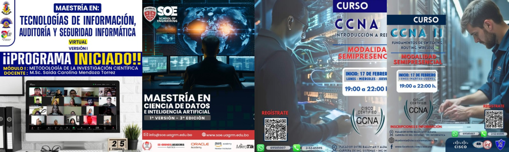 Programas y Cursos de Posgrado con Convenio CITI Oruro (Marzo 2025)