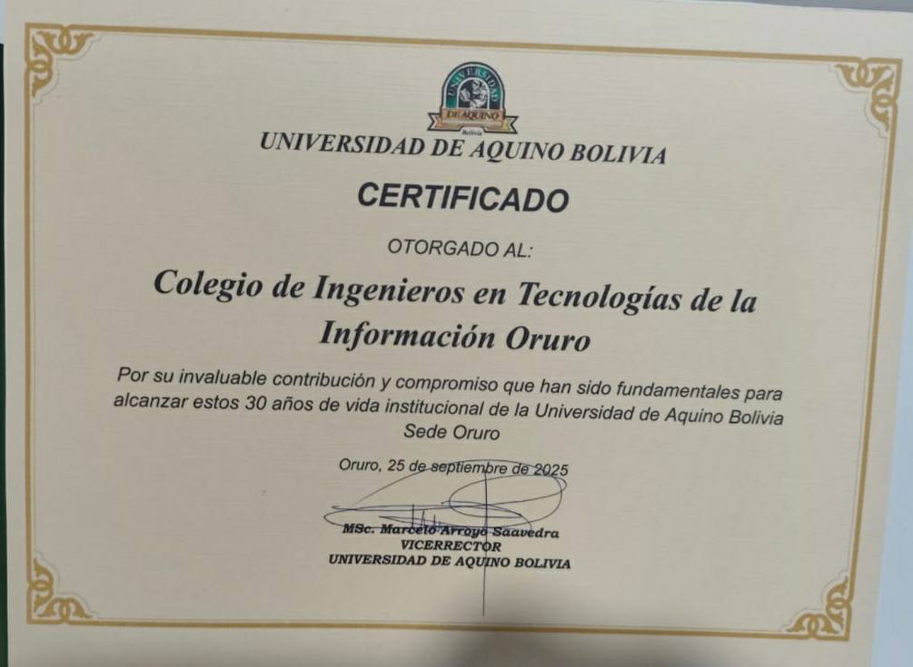 🎉 30 años de vida institucional de la Universidad de Aquino Bolivia – UDABOL